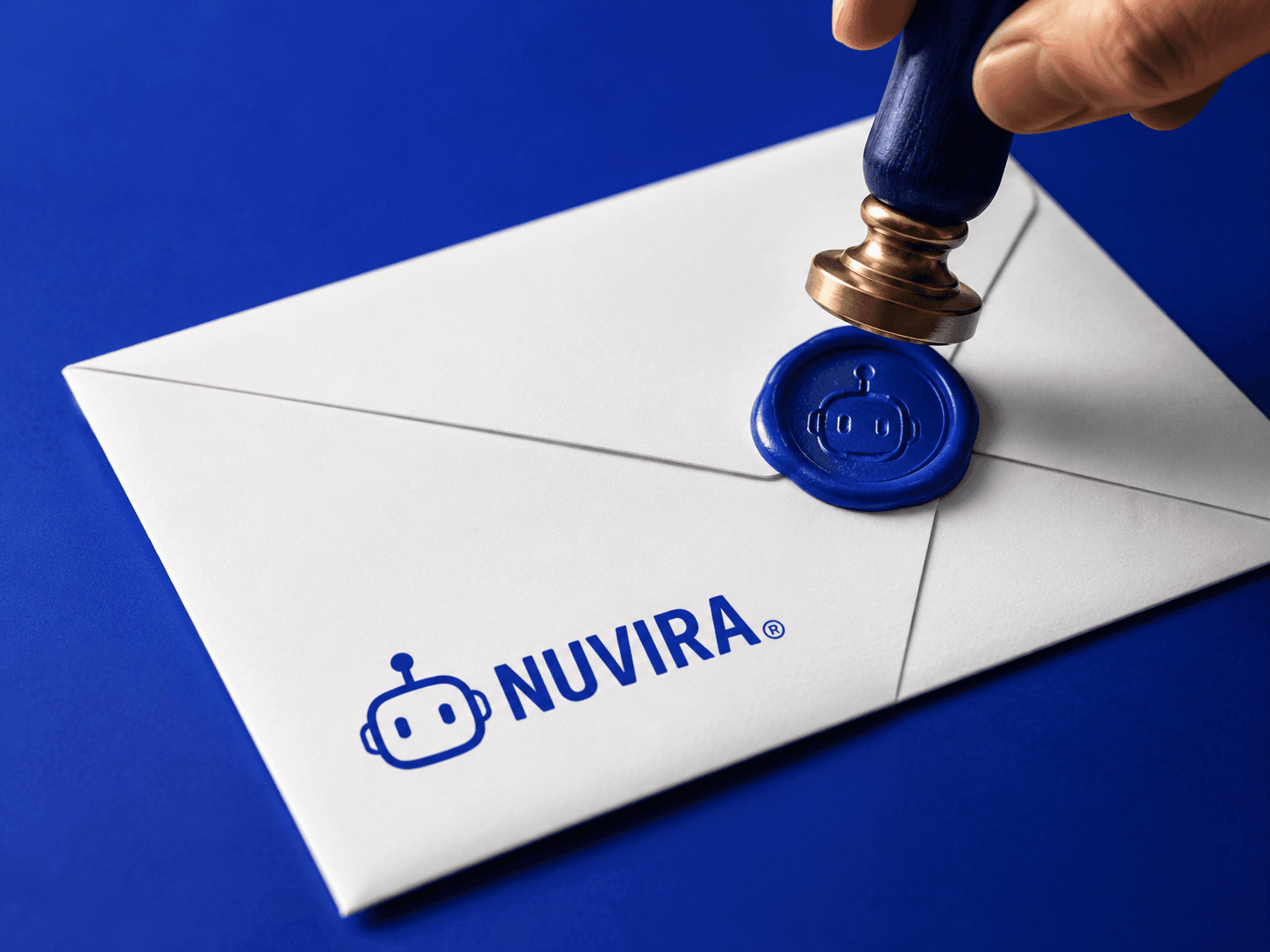 Carta sellada con cera, representando una nota clínica firmada digitalmente